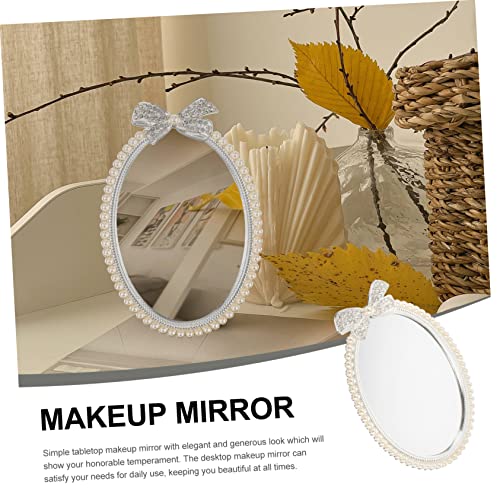 Espejo de Maquillaje Pared Beige POPETPOP 20x14.5x2 cm miniatura 2