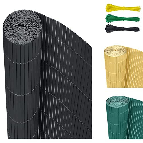 UISEBRT PVC Sichtschutzmatte Sichtschutz Garten Sichtschutzzaun...