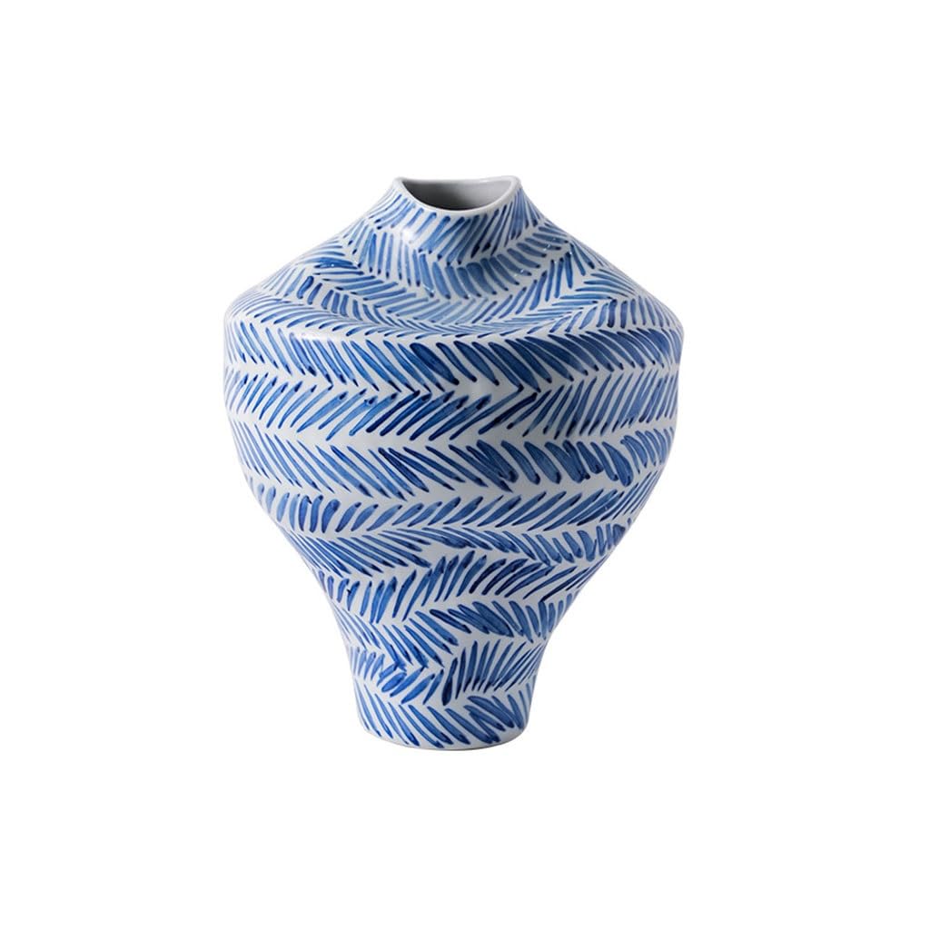 EINES Hand-painted Ceramic Vase Home Porch Flower Arrangement Device Living Room Desktop Ornaments