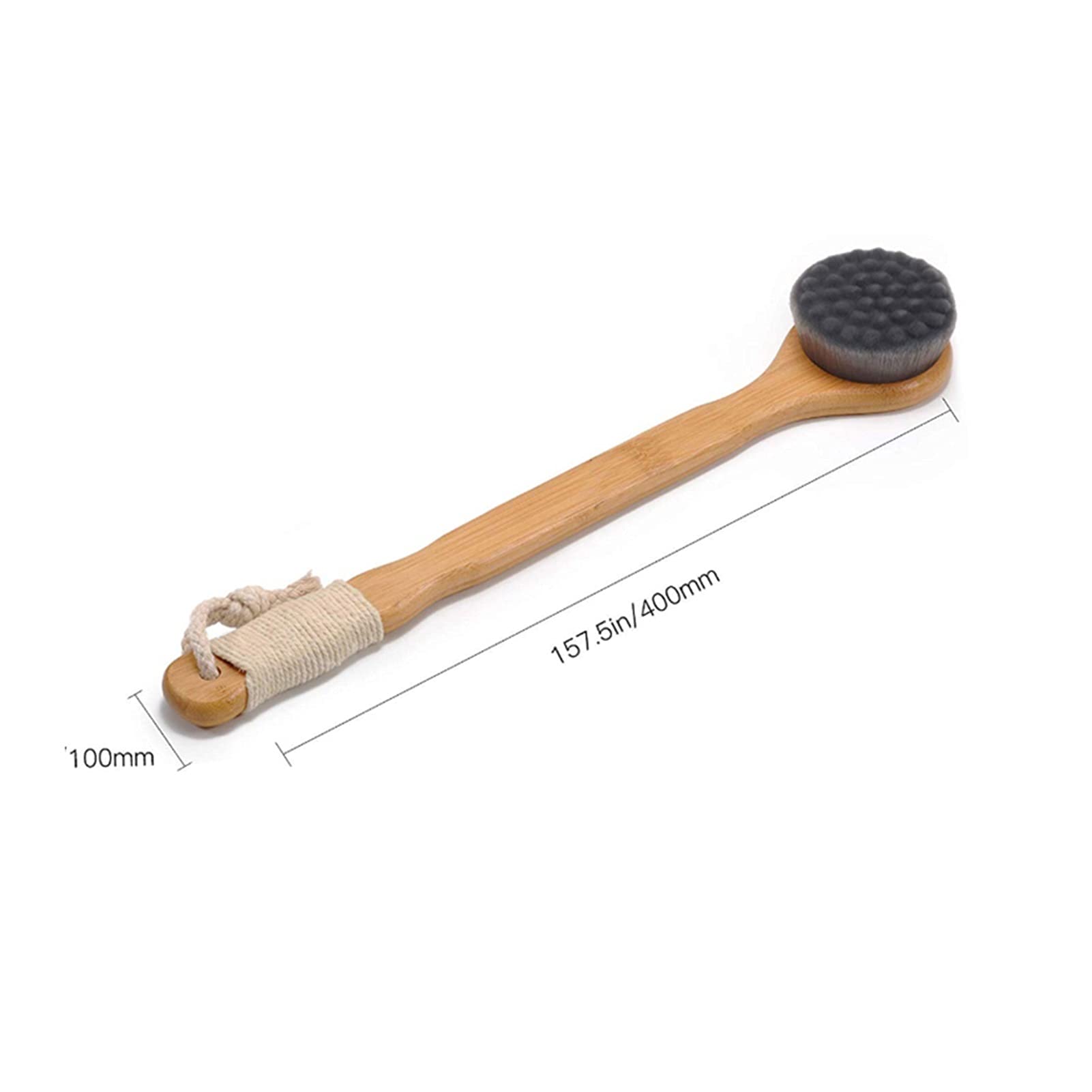 Prysznic Kobieta - Dedykowana szczoteczka do kąpieli dla dzieci Złuszczająca cyrkulacja krwi Prysznic Brus Kobieta Masaż Beauty Body Brush D30 Szczotka do kąpieli (kolor: czarny) (biały)