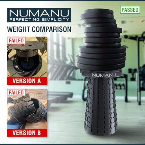 Image of NUMANU 2026 Upgraded 3XL Oversized Collapsible Stool with Cushion & Bag, 1000lbs Max Weight, 23.2 inch Heavy Duty Portable Retractable Telescoping Folding Seat Chair or Travel Footrest