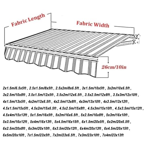 Toldo Retráctil Manual de Lona Resistente para Terrazas Elegantes 8