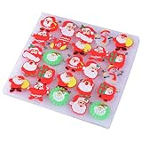 CAWKAY 光るブローチ クリスマス プレゼント 25個セット ハロウィン LED ランダム ピカピカ 記念日 子供 大人 グッズ 飾り