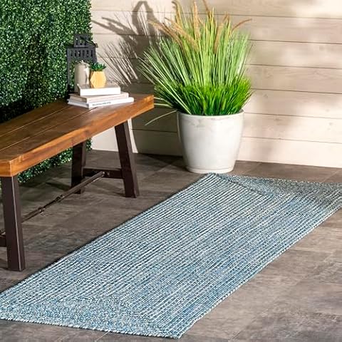 nuLOOM Wynn Braided Indoor/Outdoor Runner Rug Cover