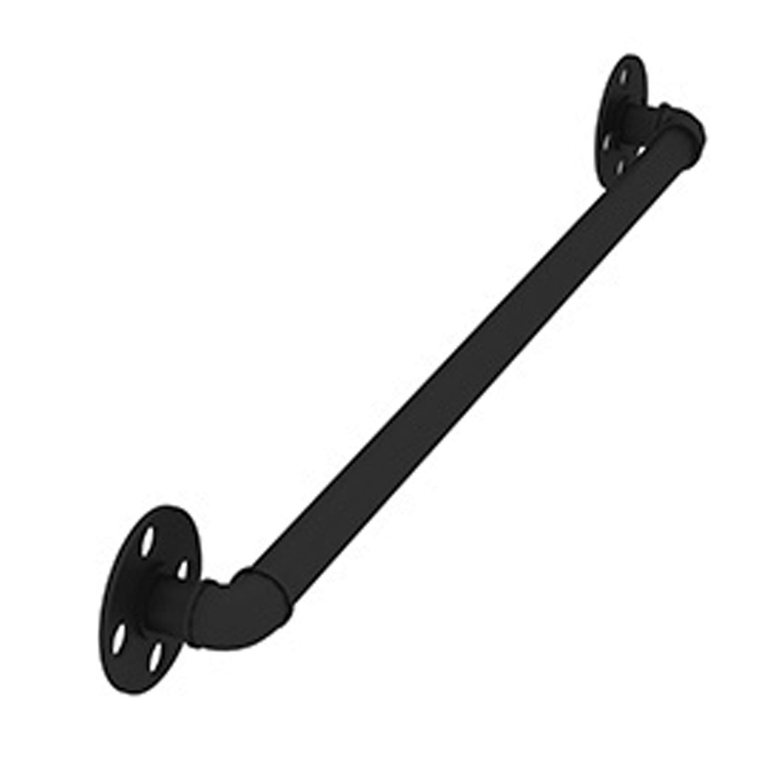 LWJSOCP Customizable Metal Stair Handrail Set - Indoor/Outdoor Iron Railing for Staircase Banister - Available in White Black Gold Silver - 180cm (6ft) Length