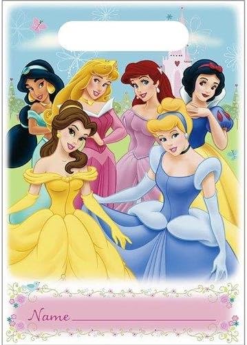 HallmarkDisney's Princesses Fairy Tale Friends Loot Treat Plastic Bags 8Ct 9 x 6.5Inch