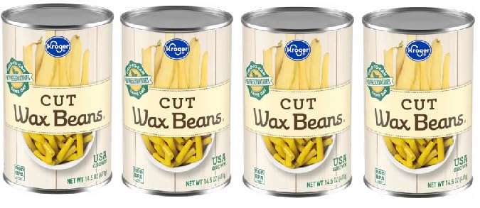 Cut Wax Beans (4 Cans,14.5 oz. Each)
