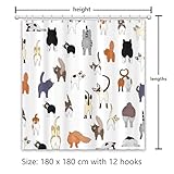 Zoom IMG-1 aprophic tenda da doccia con Zoom IMG-1 aprophic tenda da doccia con