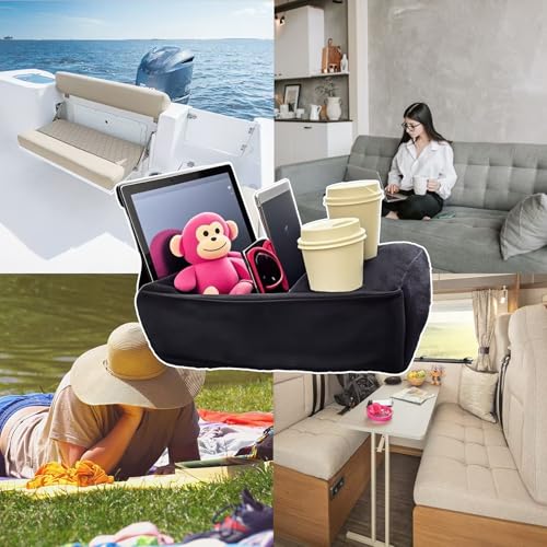 Organizador de asiento trasero con portavasos para carro miniatura 3