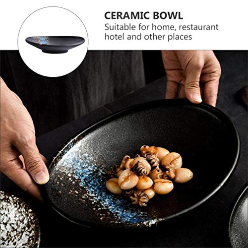 Doitol tigela de servir estilo japonês de cerâmica, tigela de salada, tigelas de cereal, tigela de f