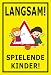 Produktbild Melis Folienwerkstatt Schild - Spielende Kinder - 45x30cm | 3mm Hartschaum - S00040-035-C - 20 Varianten