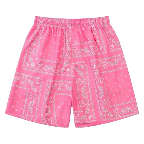 MECH-ENG Mens Paisley Shorts Workout Boxing Running Shorts Bandana Boho Lightweight Drawstring2