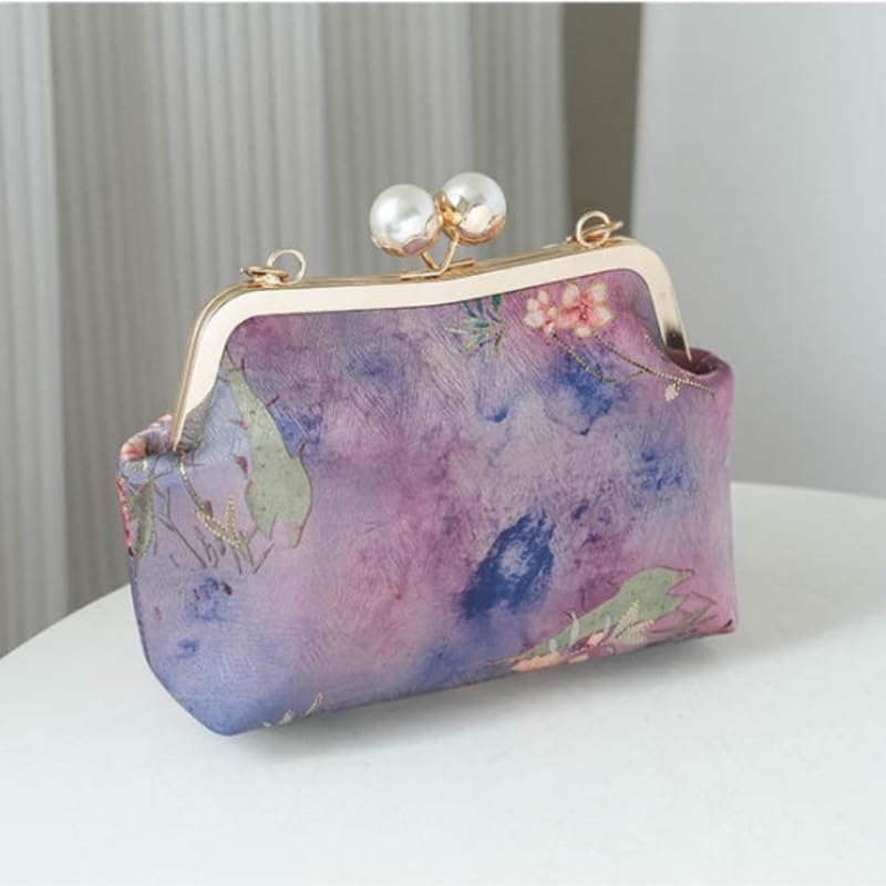 Simple, Vintage Retro Traditional Hand held Shoulder bag for Cheongsam Dresses Dinner for party, cocktail party, wedding image 4