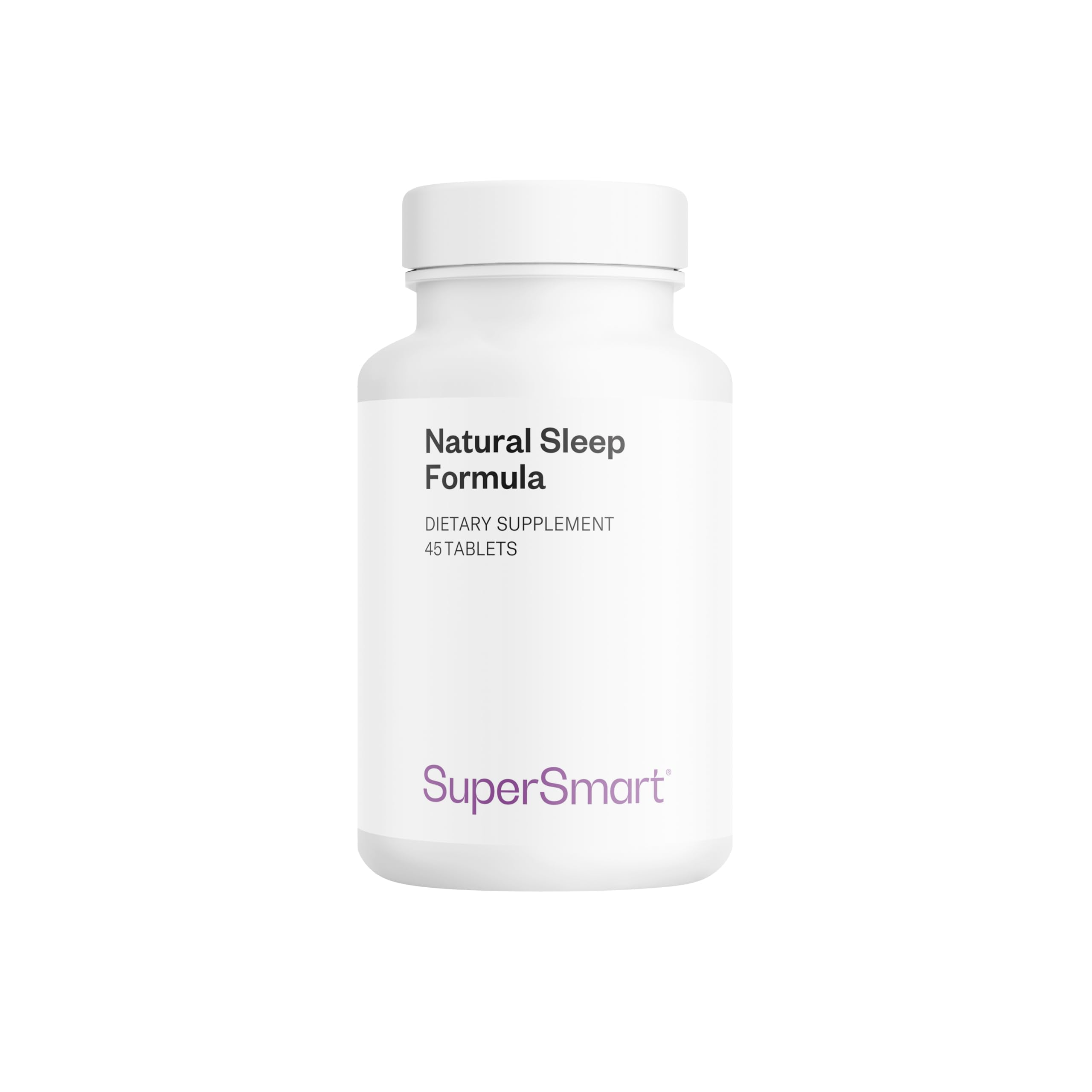 Natural Sleep Formula - Complexe Sommeil 100% naturel - Sommeil Réparateur et de Qualité - Pavot de Californie, Rhodiole et Valériane - Apaisant Naturel pour des Nuits Paisibles - SuperSmart
