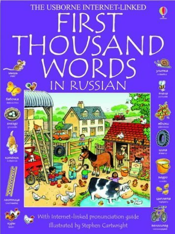 First 1000 Words In Russian (Usborne First Thousand Words)