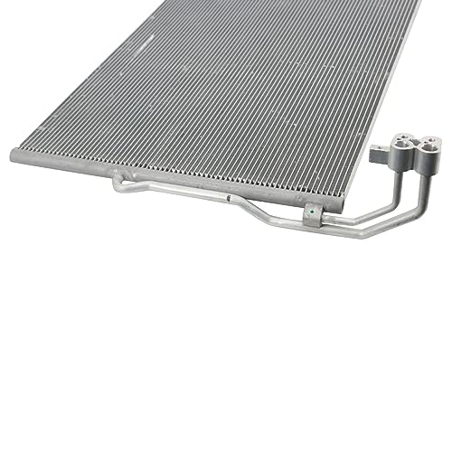 Image of TRQ Air Conditioning A /C Condenser Receiver Drier Compatible with 2011-2018 Porsche Cayenne 2011-2017 Volkswagen Touareg VW3030133
