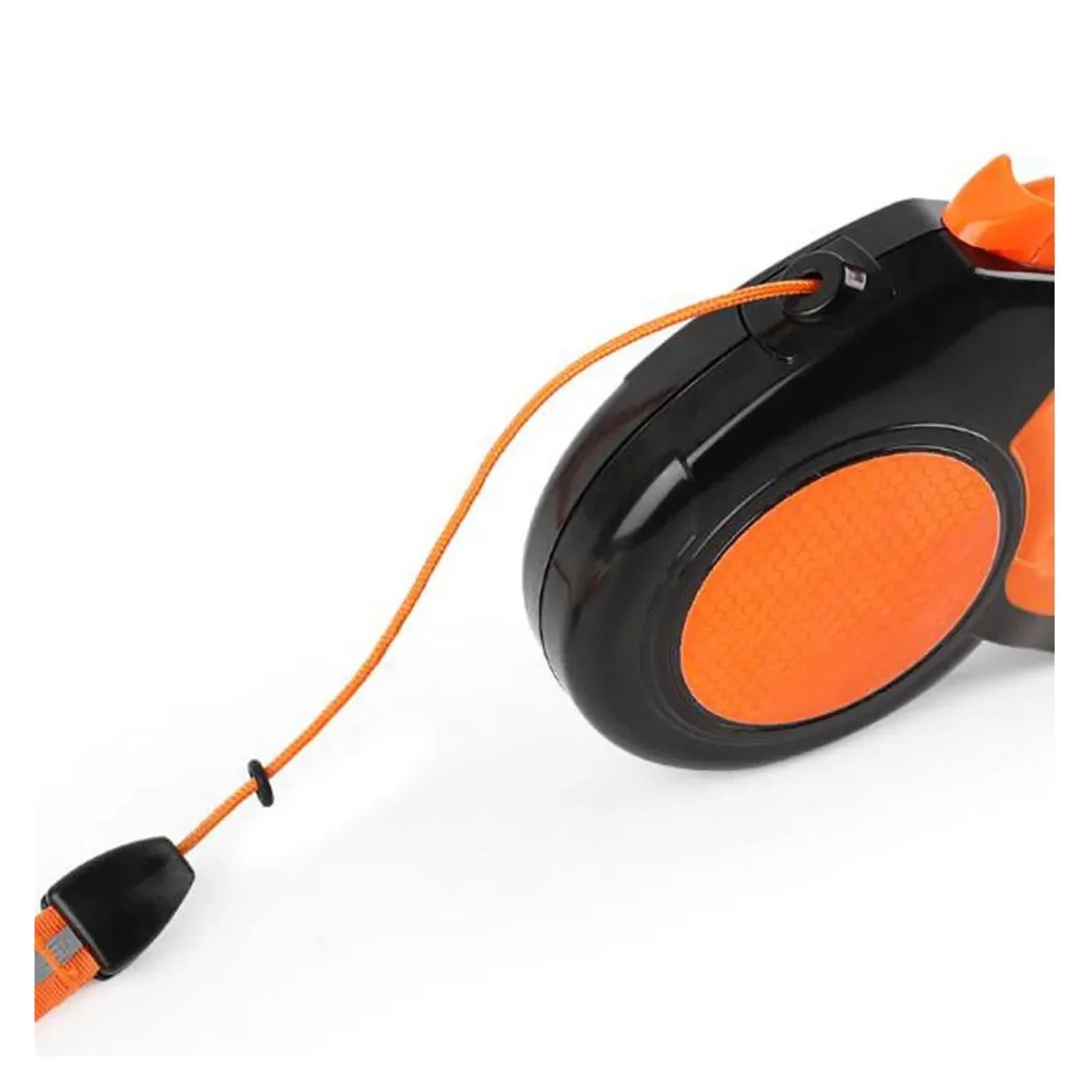 Cuerda de tracción retráctil Nailon Reflectante for Perros 3,0 M/5M/8M | Correa reflectante extensible for pasear y correr al perro(Orange,5M)