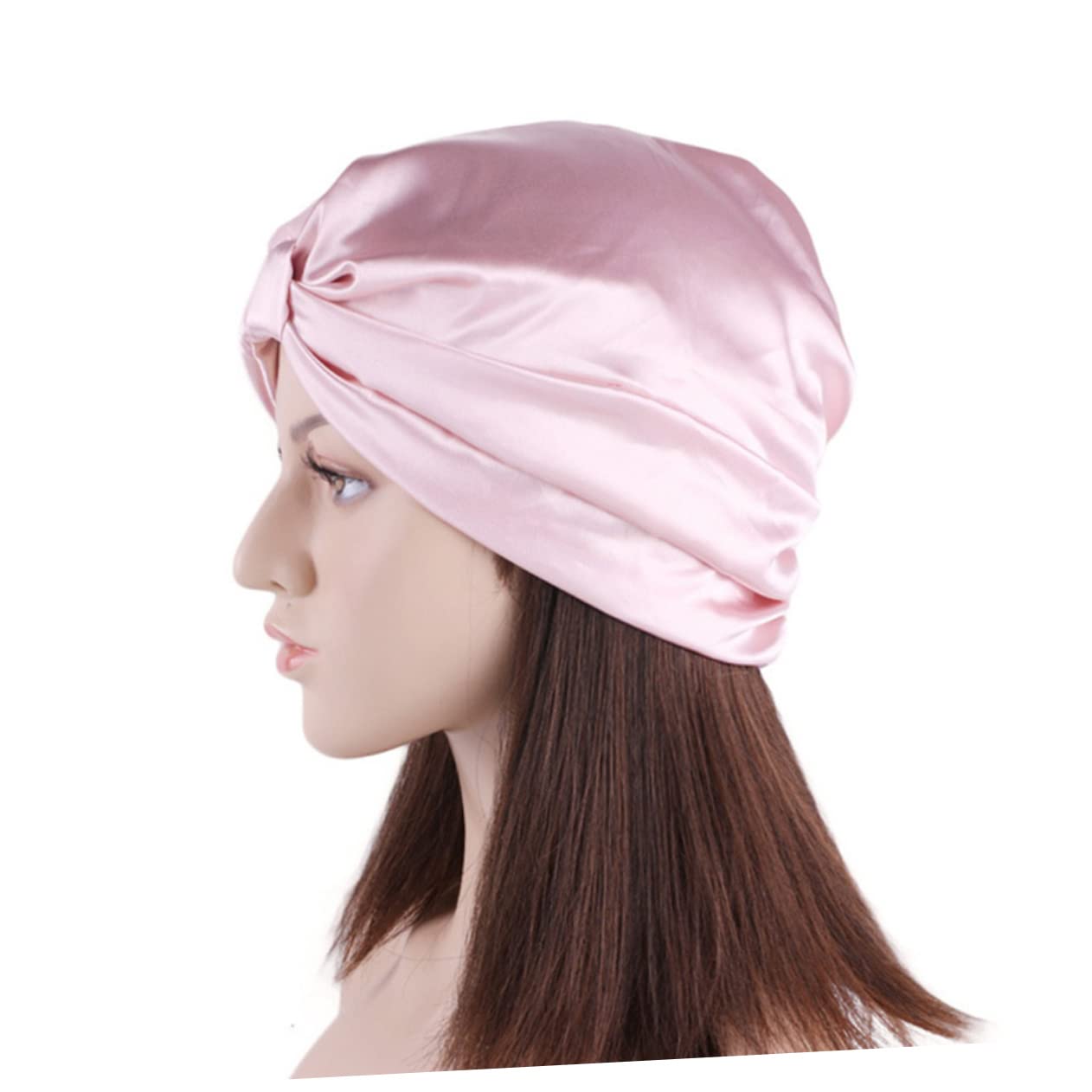 Beavorty 5piezas Gorro De Satin Para Mujer Turbante Doble Gorro De Quimioterapia Pañuelo Para Cuidado Del Cabello Para Dormir y Uso Diario