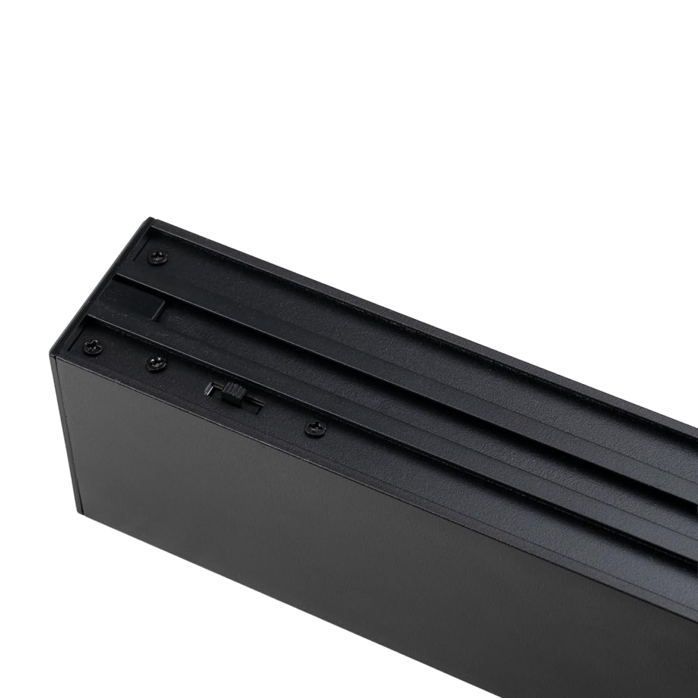 LUXULA LED Pendelleuchte 120 cm Schwarz, 40W 4000lm, 3000-6500K einstellbar, Hängelampe Esstisch Aluminium, Blendarm UGR<23, Deckenlampe Büro Tresenleuchte verknüpfbar, Esszimmerlampe hängend