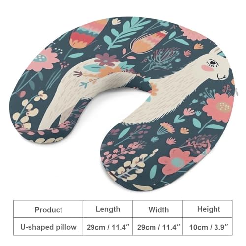 Almohada cuello U Espuma viscoelástica 30 cm x 25 cm miniatura 2
