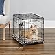 MidWest Homes for Pets iCrate Modell 1524 Hundebox, ca. 61 cm lang, mit Einzeltür, auslaufsicherer Bodenwanne, Bodenschutzfüßen, Trenneinsatz und patentierten Funktionen, schwarz