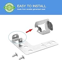 Vista 3 de Paquete de 2 soportes de montaje para lavavajillas 170664, compatible con Bosch y Kenmore Elite, sustituye a 00170664, BSH170664, BSH00170664