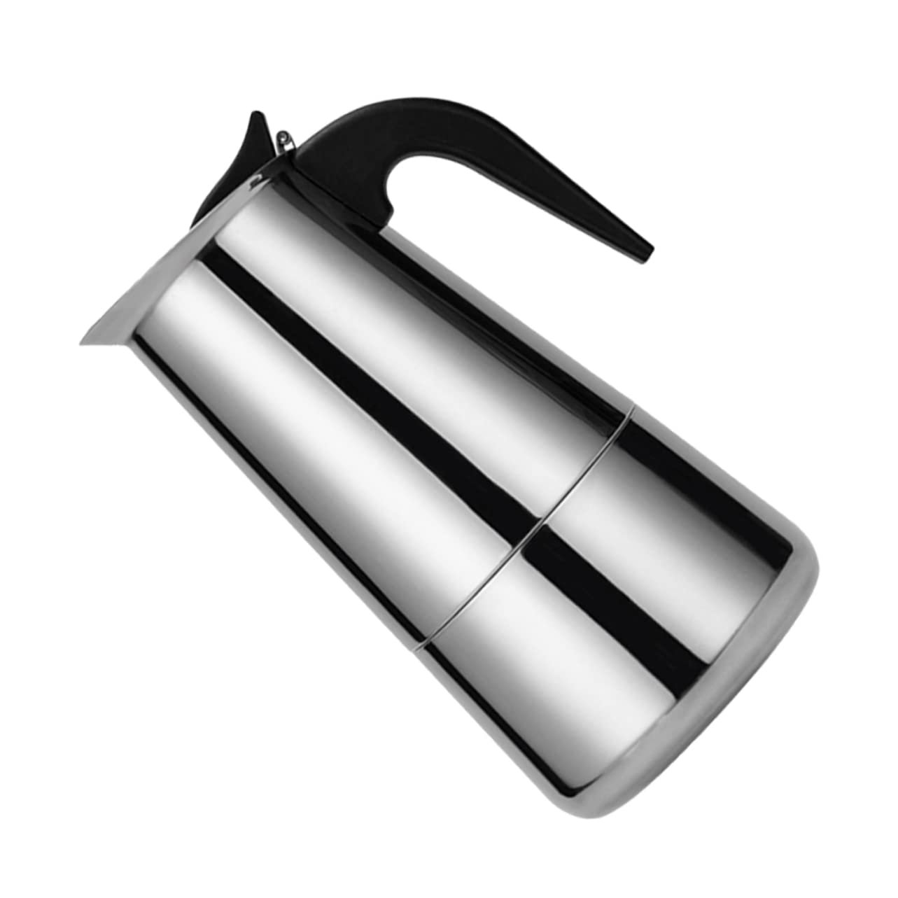 FUNOMOCYA Coffee Pot Portable Espresso Maker Coffee Mixer Electric Stovetop Pot Mocha Coffee Maker Espresso Tamp Stainless Tea Kettle Coffee Mugs Stovetop Coffee Maker Stainless Steel Silver