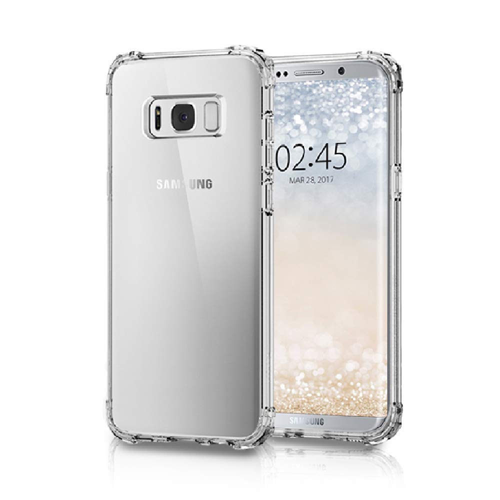 Amazon Brand - Solimo Thermoplastic Polyurethane Back Cover for Samsung Galaxy S8 (Transparent) (B08ZYS8NH1) Amazon Price History, Amazon Price Tracker