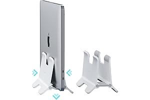 Hagibis Vertical Laptop Stand for Improved Desk Space and Airflow