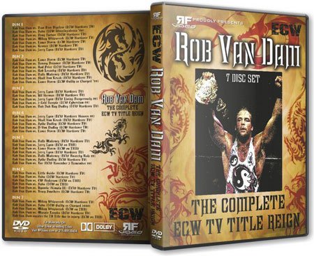 RARE JAKKS PACIFIC Rob Van Dam 1 OF 5000 WWE ECW Titles LIMITED EDITION