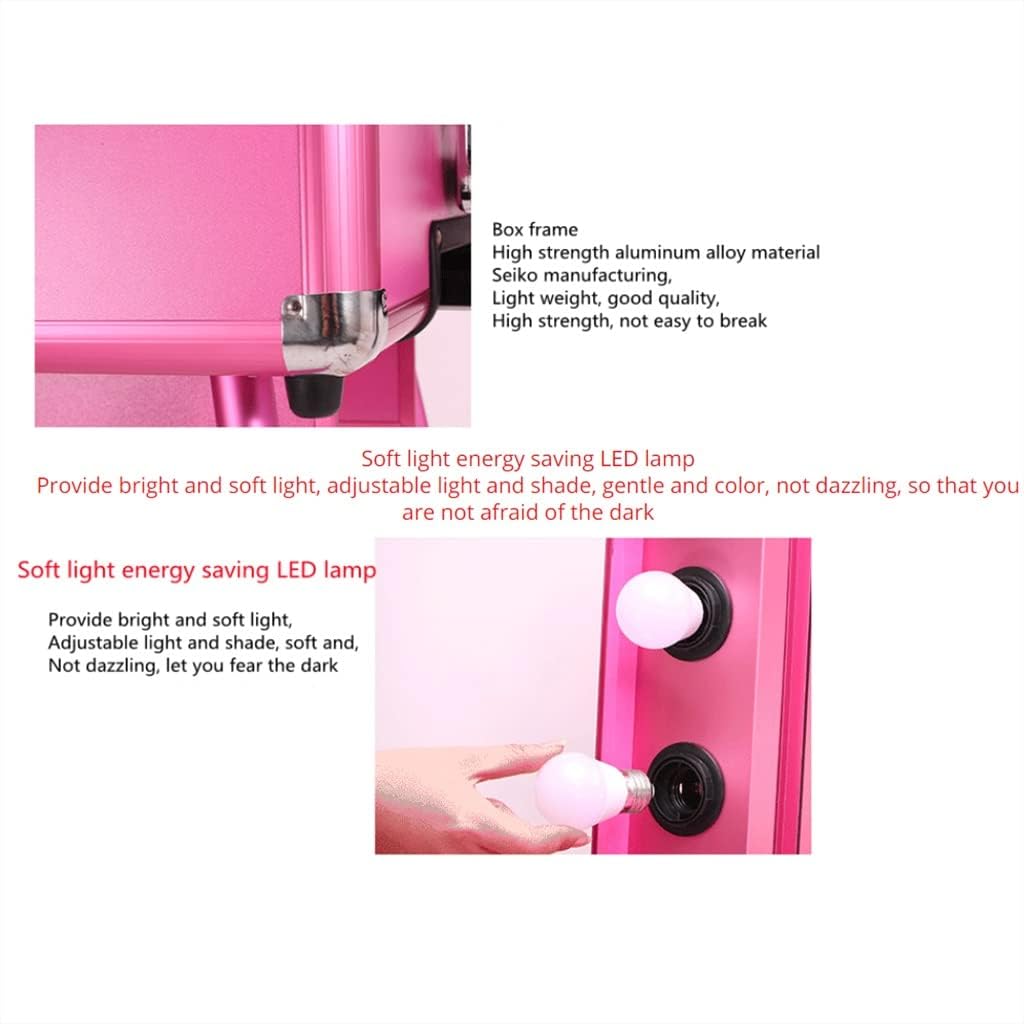 Makeup Artist Suitcase Aluminum Travel Beauty Nail Suitcase With Light Makeup Trolley Tool Case Suitcase