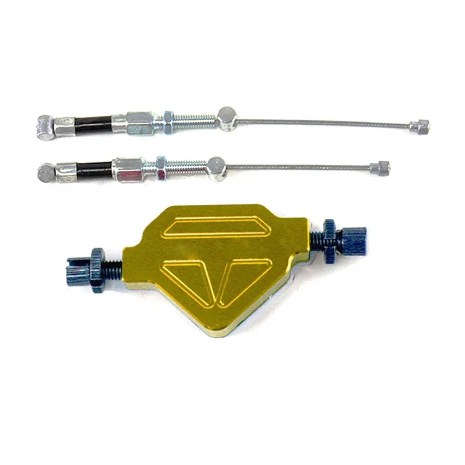 BCHIAON Clutch Cable Motorcycle Fit for Kawasaki Ninja KX for Suzuki GSR GSXR Motorcycle Easy Pull Clutch System Stunt Lever(Yellow)