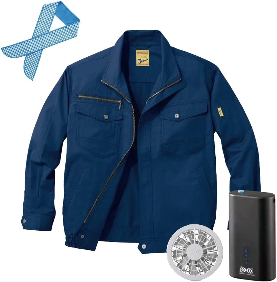 空調服 セット Jawin ジャウィン 長袖 ブルゾン 帯電防止 54020 色