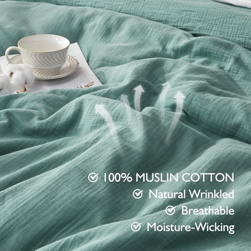 Parure de lit en mousseline extra douce 100% coton EMME - 3