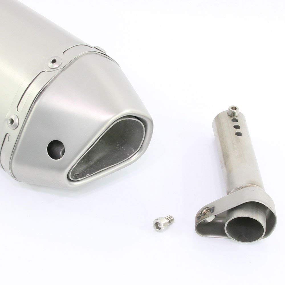 Amazon | 汎用 デルタ型 ステンレス ショート サイレンサー φ50