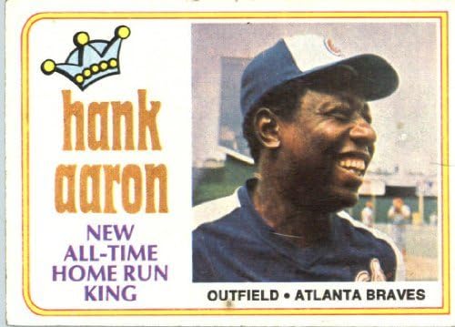 1974 Topps Baseball Card #1 Hank Aaron