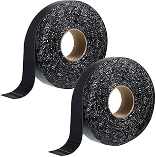 100 Feet 2 Inch Asphalt Tarmac Joint and Crack Sealer Asphalt Crack Filler Asphalt Patch Driveway Crack Filler Bitumen Tape Asphalt Joint Repair Tape for Parking Lot Roof Asphalt Cement Road