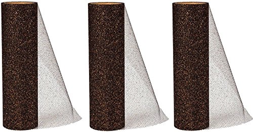 Halloween Sparkle Tulle Mesh Ribbon 6" X 3 Yards - Bundle of 3 (3 rolls Black)