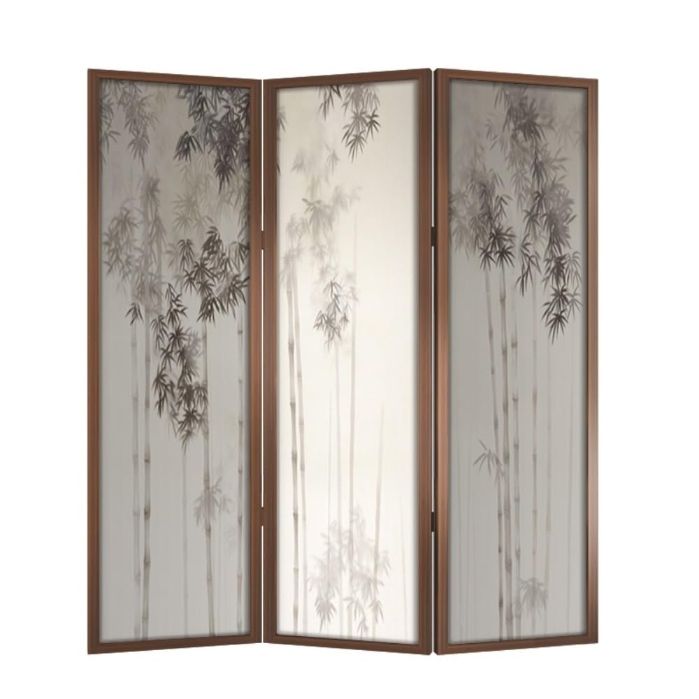 Privacy Screen Floor Screen Living Room Shielding Tea Background Decoration Folding Simple Foldable Partition Room Divider