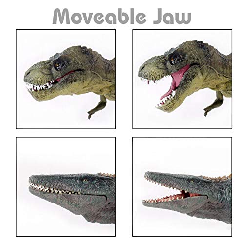 image for Jaysompro 5 PCS Jumbo Dinosaur Set -Realistic Looking Dinosaur Figures