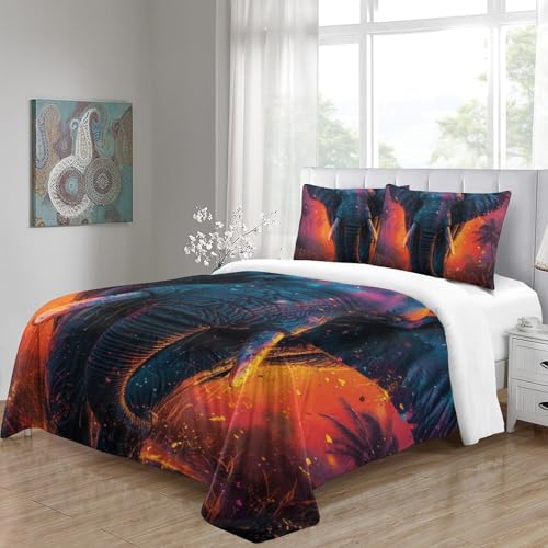 Housse de couette fourmis 3D King 220x240 en microfibre douce