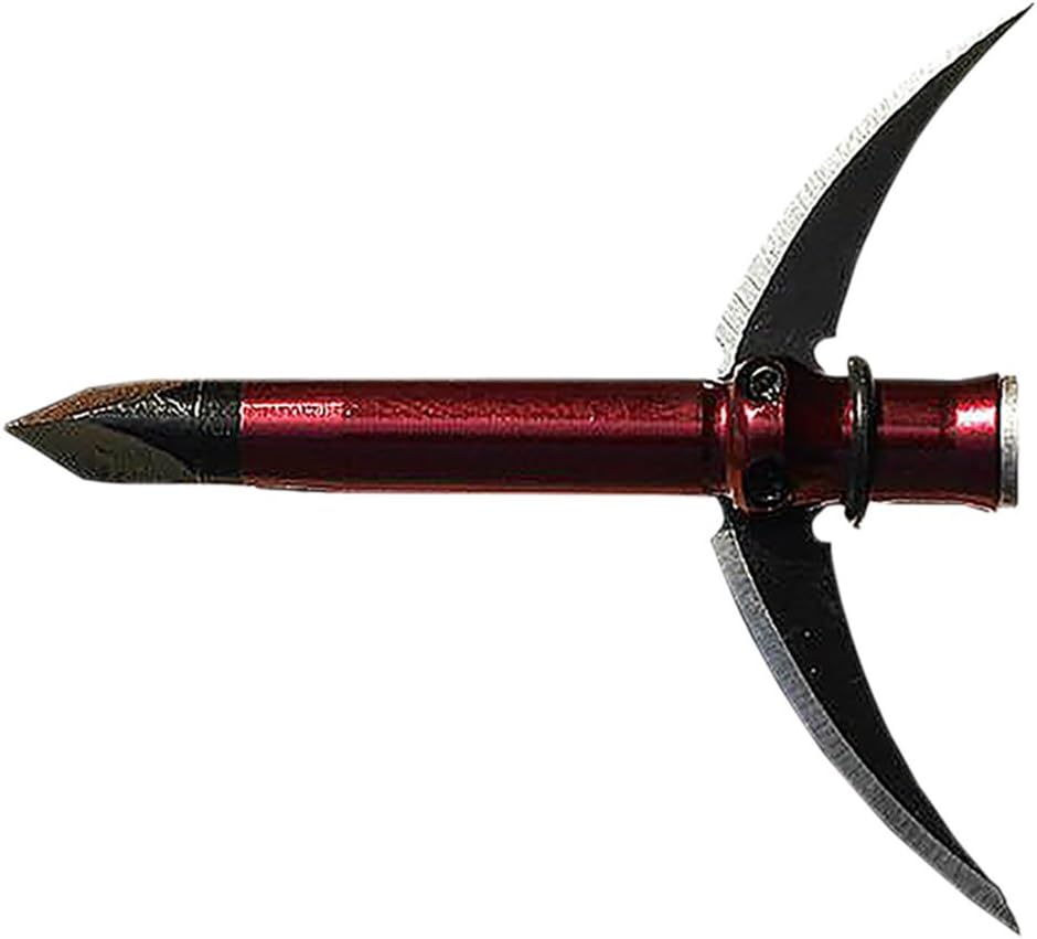 Bone Crusher Broadhead, Red/Grey