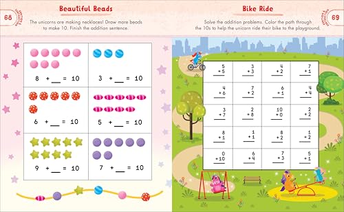 Callisto Kids Statum, Hillary Kindergarten Activity Book Unicorns: 75 Games To Practice Early Reading thumb #2