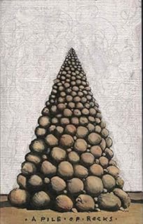 Pyramid of Petrified Wood A Pile of Rocks North Dakota ND Original Vintage Postcard