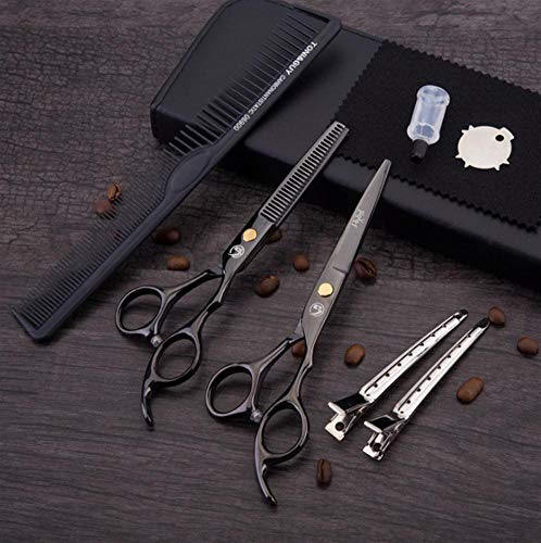 Ciseaux de coupe professionnels, ciseaux à cheveux 6,7 pouces, kit coiffure avec peigne - 3