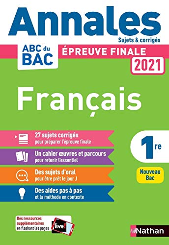 Télécharger Annales ABC du Bac 2021 Français 1re Livre PDF Gratuit