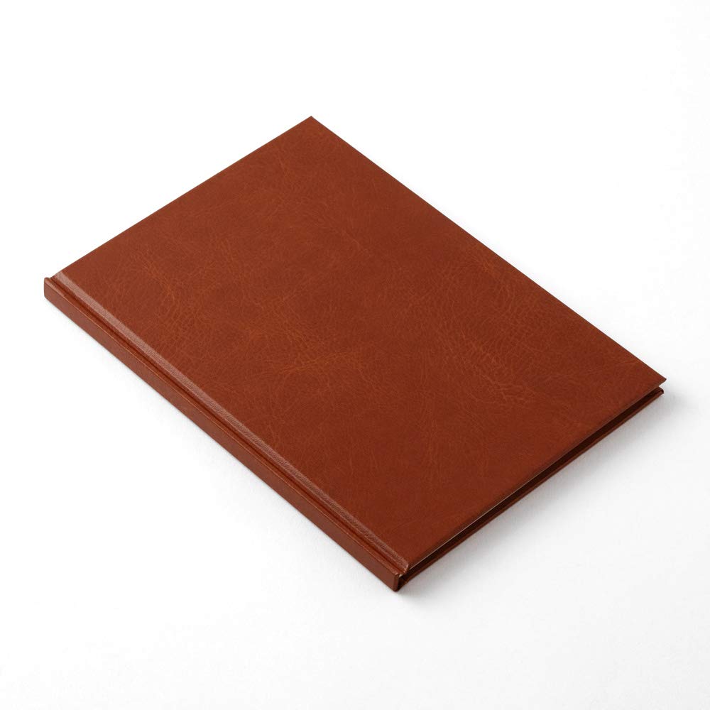 Midori 34499006 Adressbuch HF A5 Erwachsene Adressbuch PU Leder braun