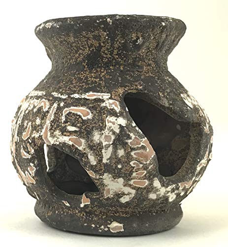 U.P. Aqua Ceramic Egyptian Jar, Medium