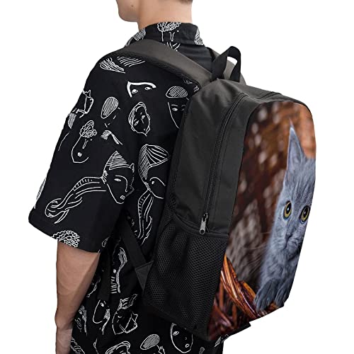 Sac à dos chat 17 pouces de l'école aux sorties du week-end pour filles et garçons