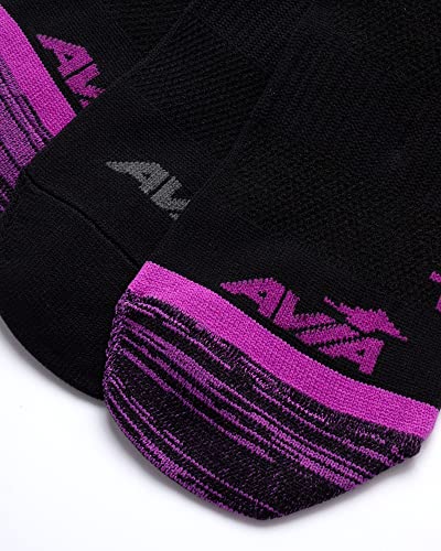 Image of Avia Womens No Show Socks - 12 Pack Soft Stretch Moisture Wicking Athletic Low Cut Socks for Women (Size 4-9, Extended: 9-12)